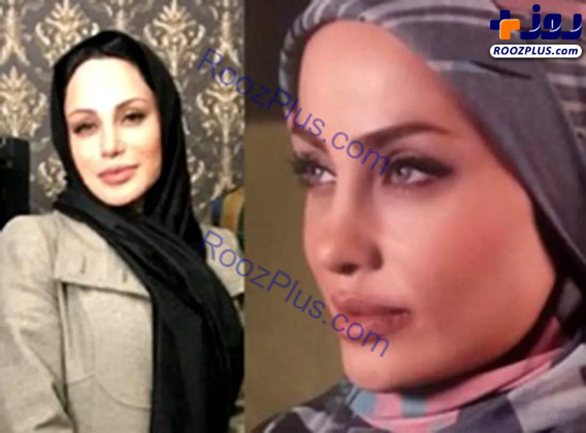 شباهت عجیب بازیگر ایرانی به آنجلینا جولی! /عکس