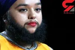 دختری زیبا با ریش های 15 سانتی+عکس