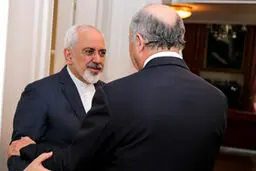 فابیوس با ظریف دیدار کرد