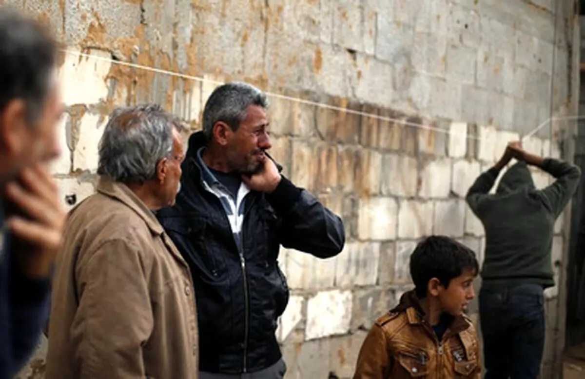 شهادت کشاورز فلسطینی در غزه/ تصاویر