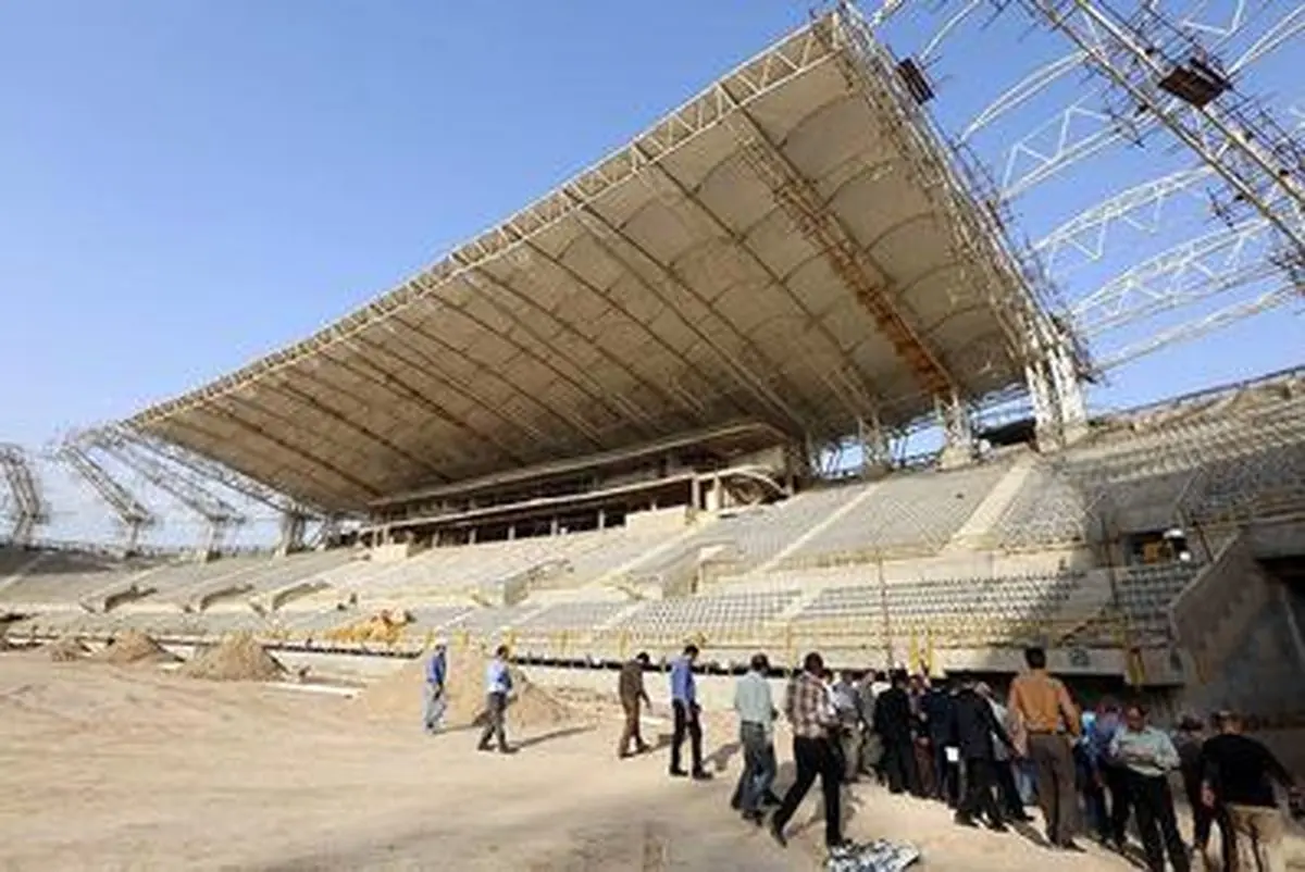 آخرین وضعیت از استادیوم مدرن خوزستان/تصاویر