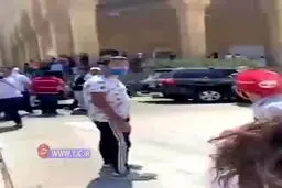 تصاويري از حمله به خودروی الحریری در لبنان + ويدئو