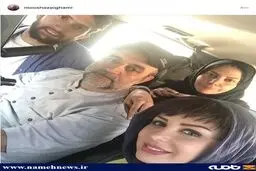 سلفی نیوشا ضیغمی با چهره ای متفاوت/عکس
