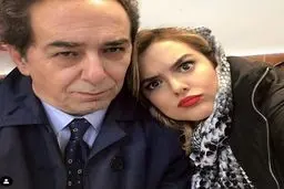 قیافه خشمگین «دنیا مدنی» در کنار پدرش/عکس