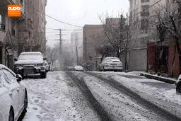عکس / بارش برف در تهران - هم اکنون