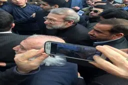 لاریجانی در مراسم بزرگداشت هاشمی/عکس