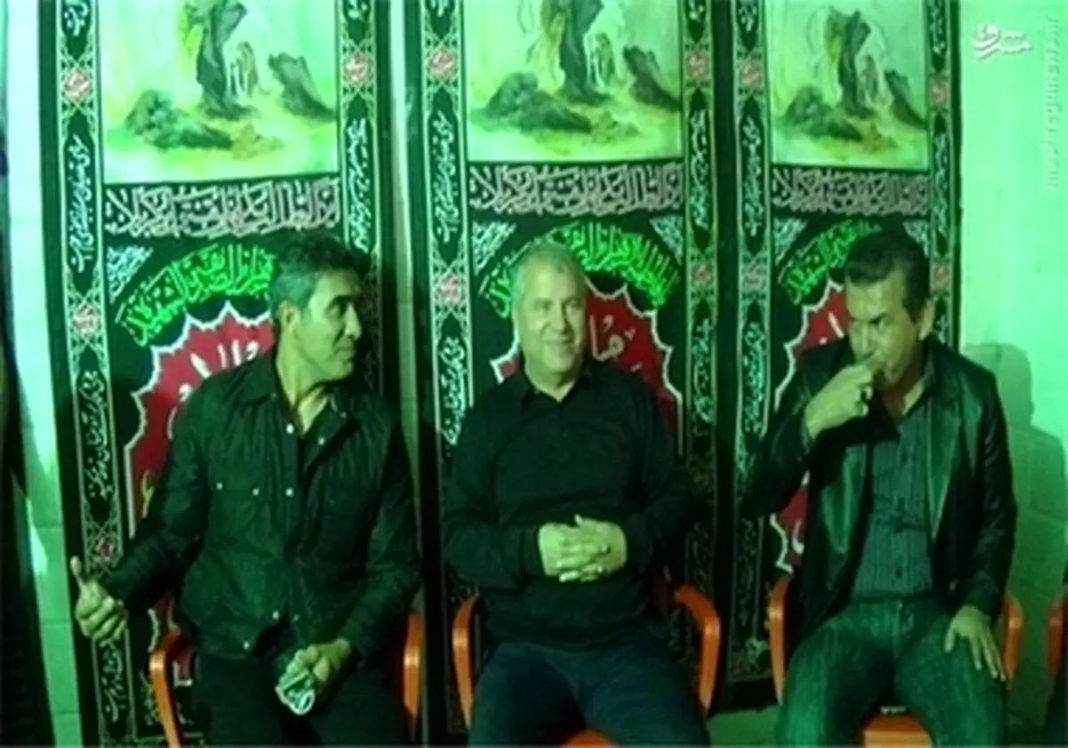 تصاویر حضور عابدزاده، استیلی و عضو جبهه پایداری در مجلس در هیئت علی پروین