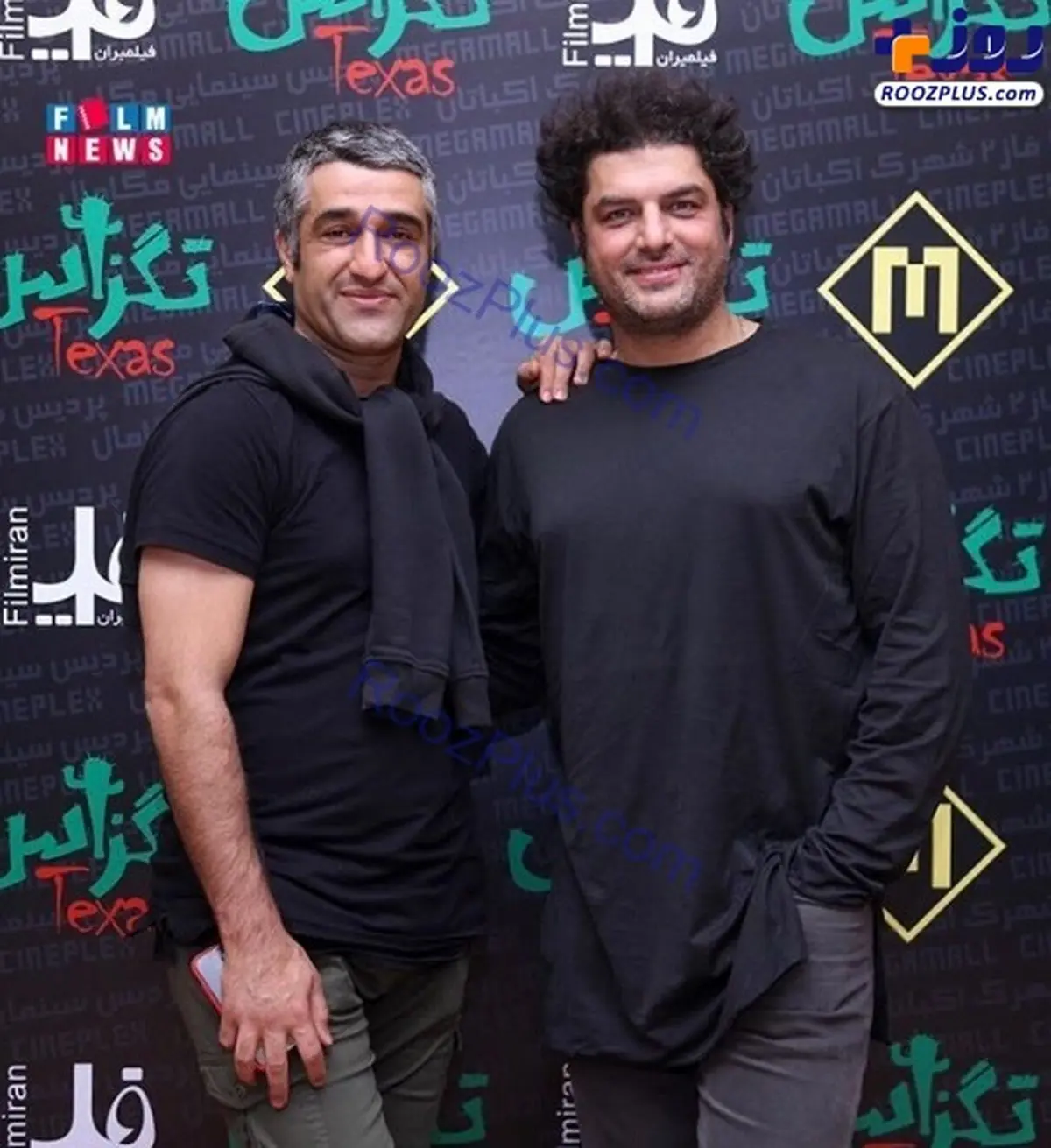 مدل موی عجیب بازیگر مشهور در اکران یک فیلم سینمایی/عکس