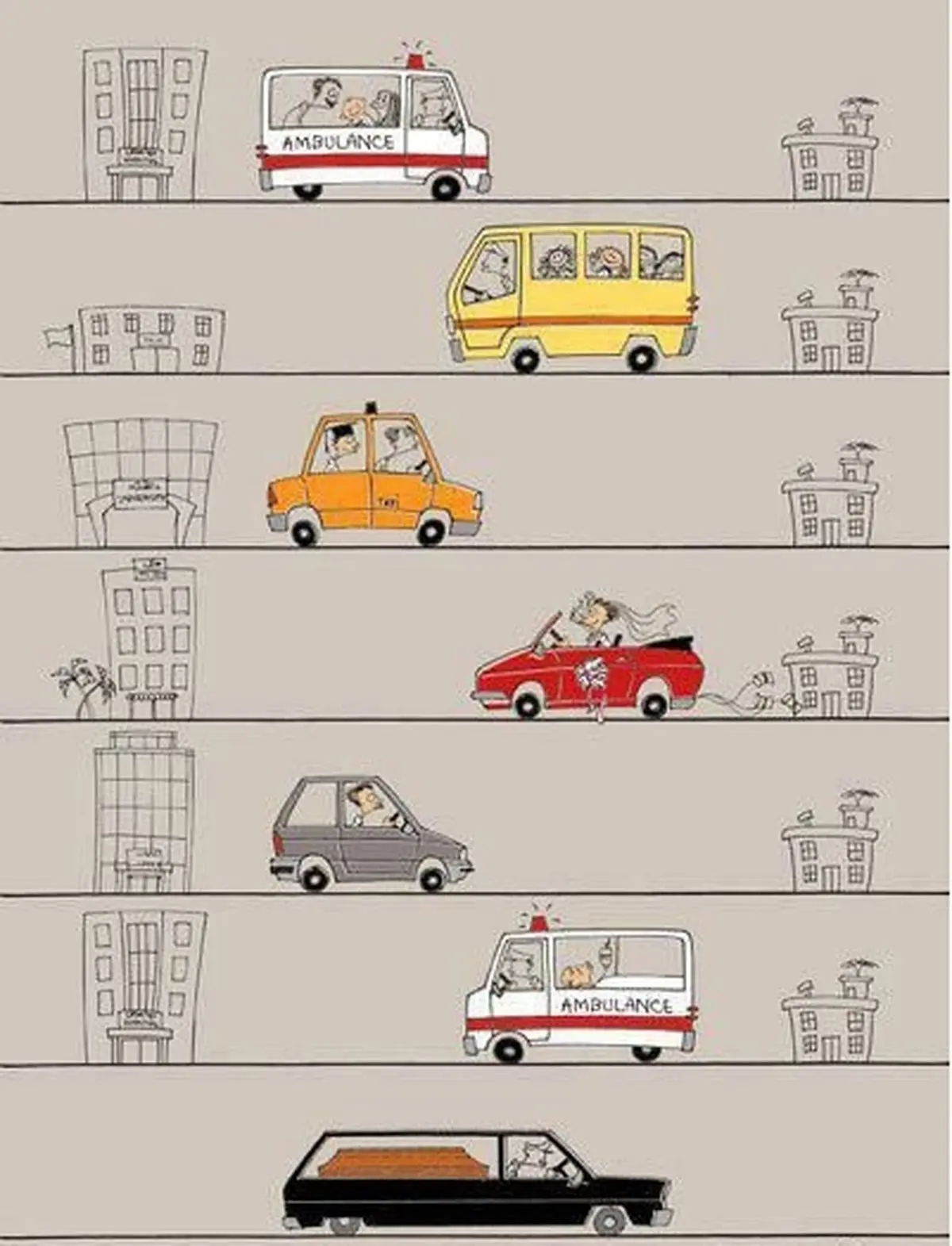 کارتون/ نگاه جالب به عمر