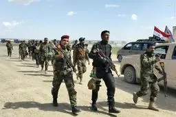 تصاویر درگیری ارتش عراق با داعش در صلاح‌الدین