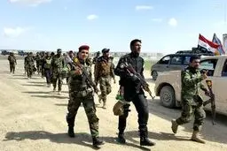 تصاویر درگیری ارتش عراق با داعش در صلاح‌الدین