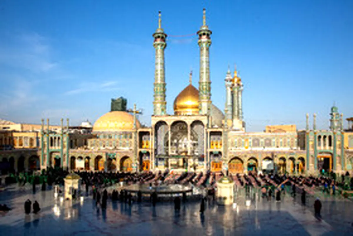آیین خطبه خوانی خادمان حرم کریمه اهل بیت (ع) +عکس‌ها
