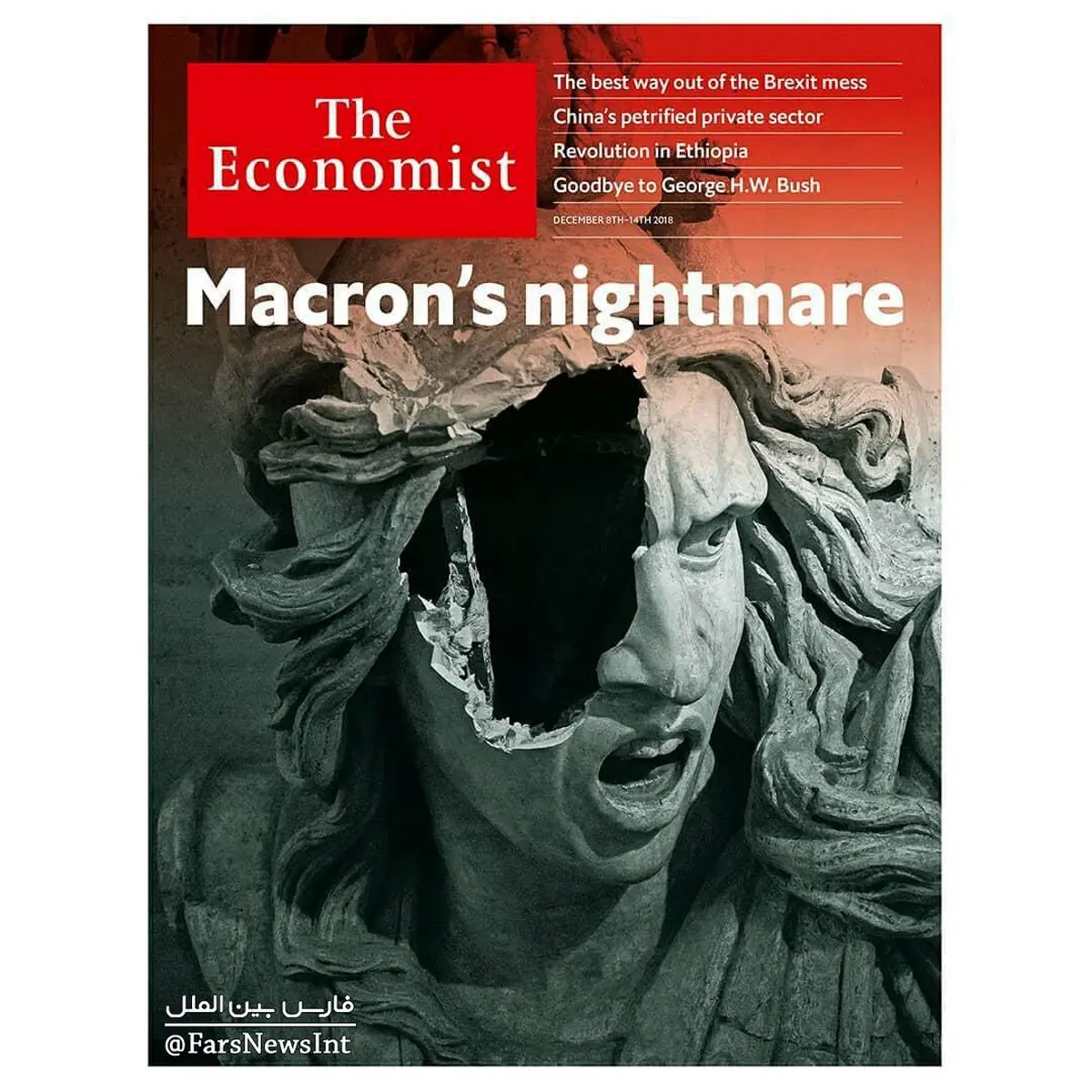 کابوس ماکرون / عکس