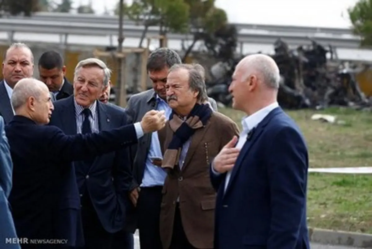 سقوط هلی کوپتر در ترکیه/تصاویر