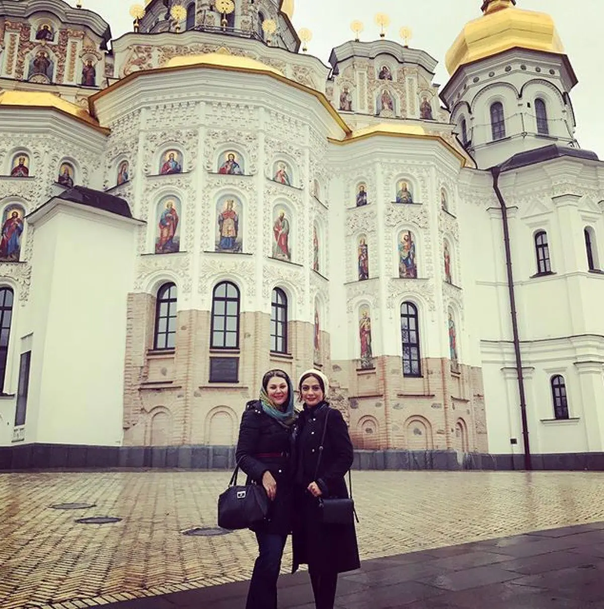 تیپ مارال فرجاد و لاله اسکندری در اوکراین/عکس