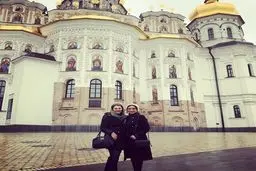 تیپ مارال فرجاد و لاله اسکندری در اوکراین/عکس