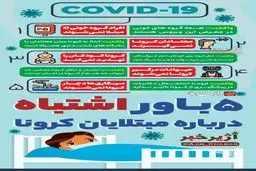 باورهاي غلط درباره کروناویروس جدید + اينفوگرافي