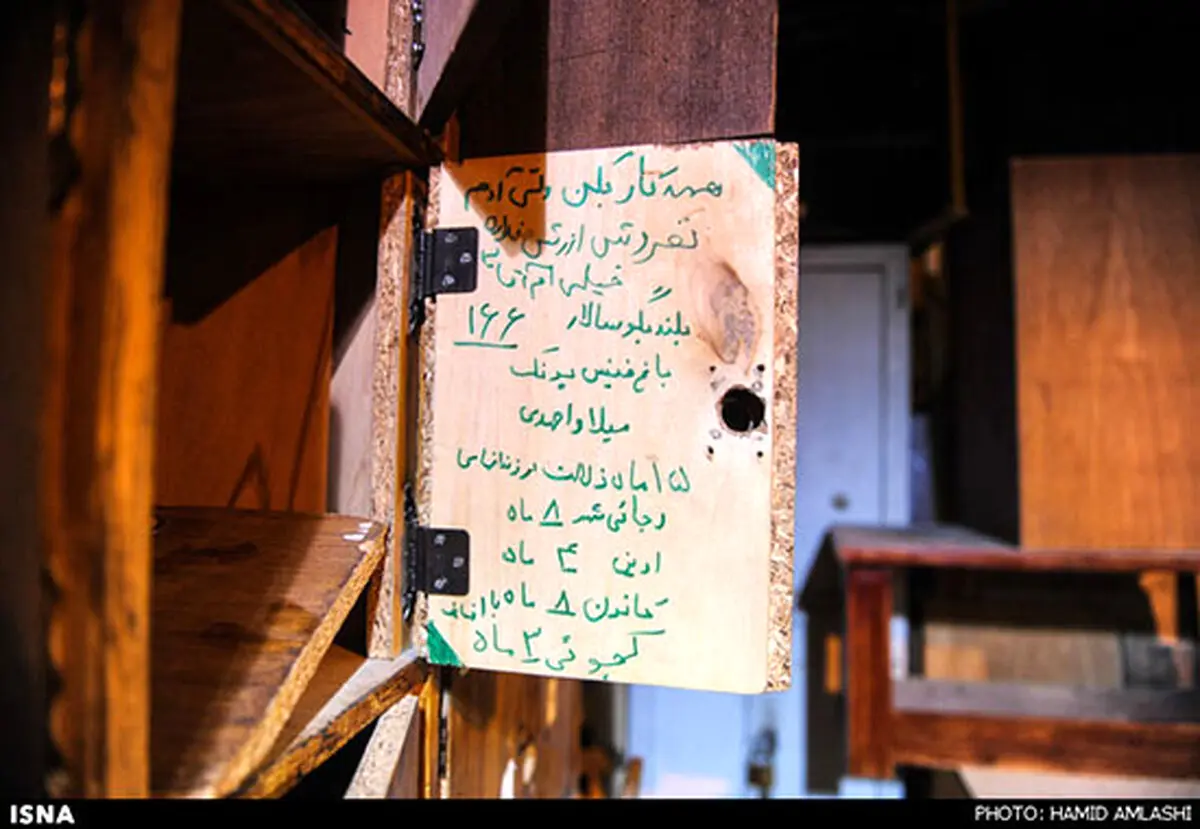عکس/ یادگاری نویسی یک زندانی