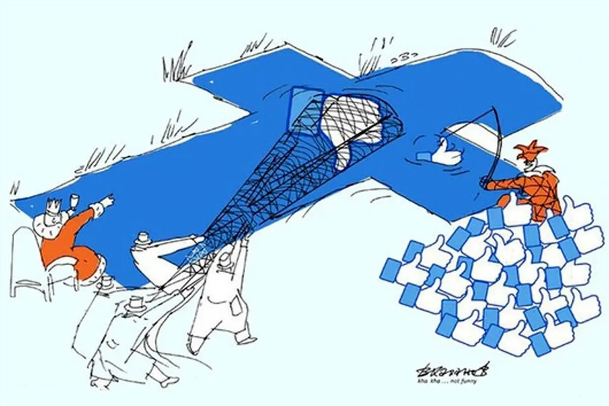 کاریکاتور/ جنگ لایک ها!