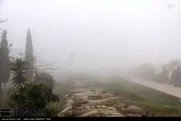 عکس/ مه شدید در سواحل غرب مازندران