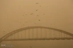 مردم اهواز "خاک" تنفس می‌کنند/تصاویر