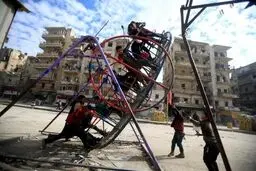 روایت تصویری از زندگی در حلب پس از آزادی