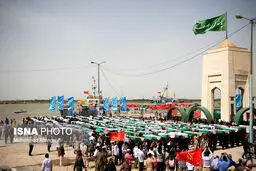 بازگشت پیکر ۱۳۵ شهید دفاع مقدس از آبراه اروند