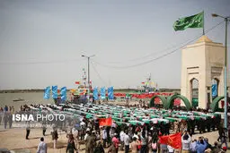 بازگشت پیکر ۱۳۵ شهید دفاع مقدس از آبراه اروند