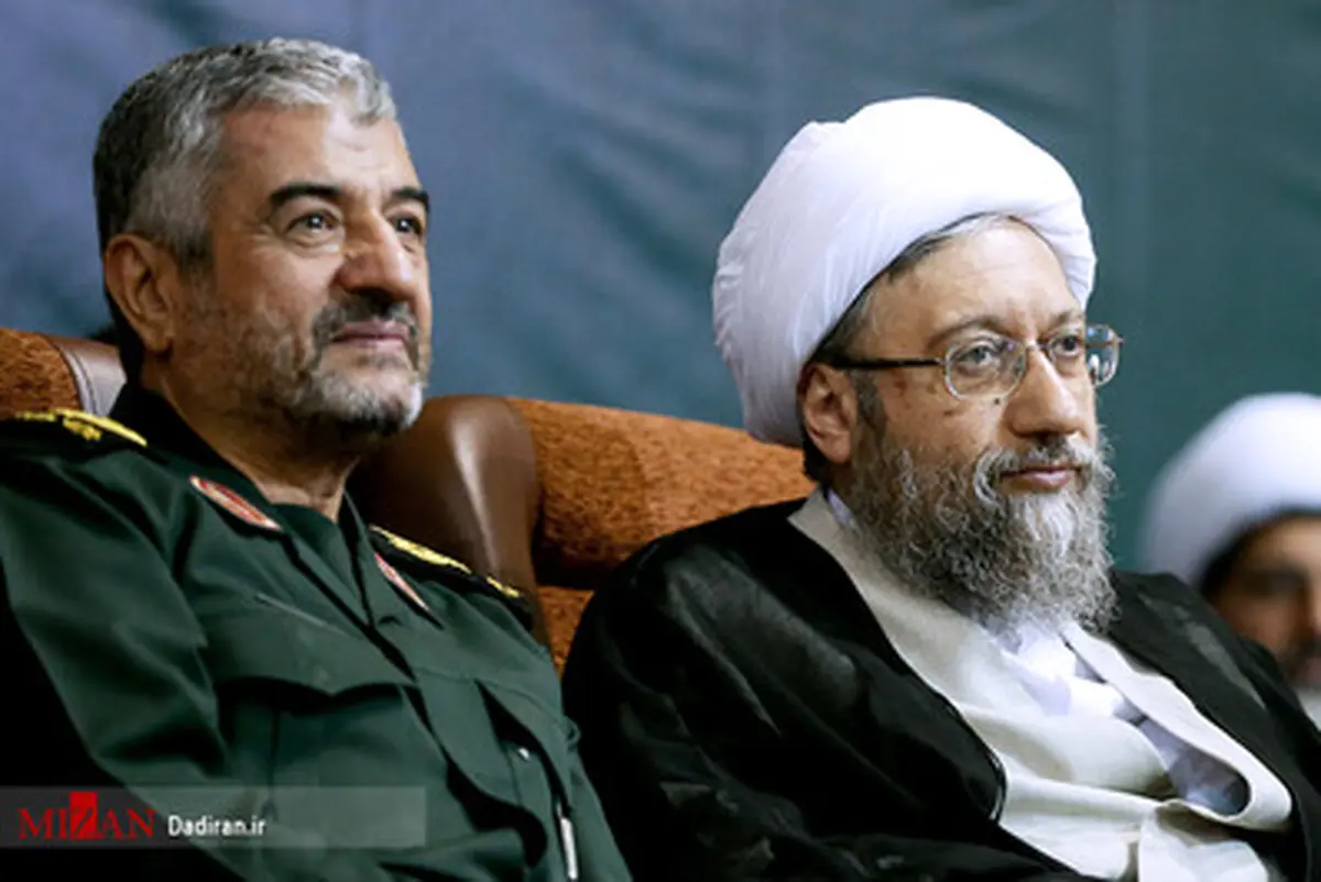 مجمع فرماندهان سپاه با حضور آملی لاریجانی/ تصاویر