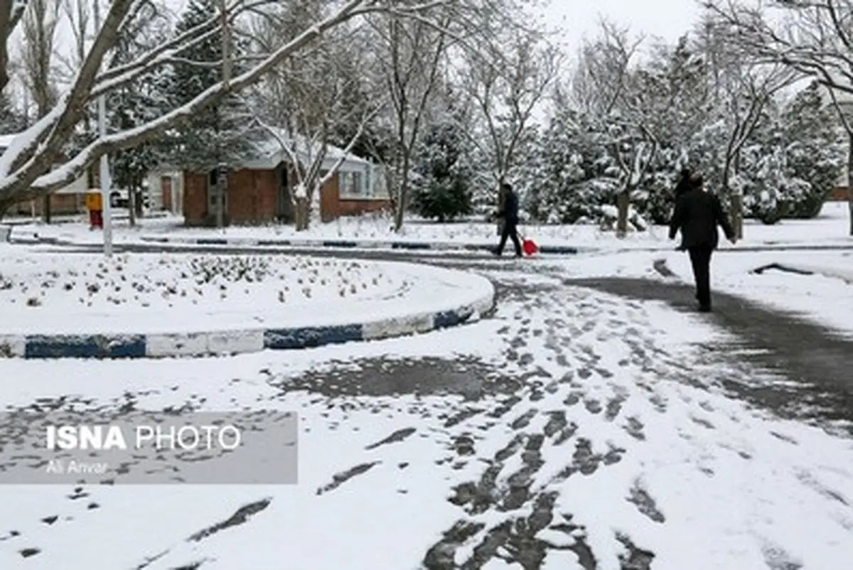 سفید پوش شدن اردبیل در چهاردهمین روز از فروردین/تصاویر