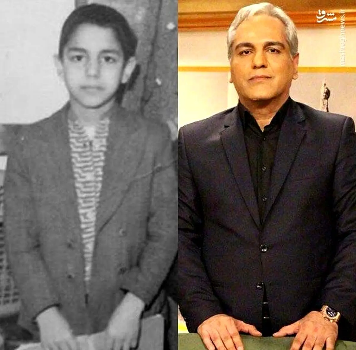 تصویری خاص از مجری محبوب تلویزیون در نوجوانی