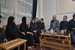 تصاویر حضور مهاجرانی و ربیعی در خانه الهه حسین نژاد