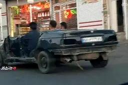 پژو پارس کروکی دست ساز! + عکس