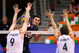 لیگ ملت‌های والیبال - دیدار تیم‌های ایران و آمریکا