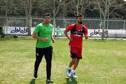 تمرین اختصاصی رضاییان زیر نظر دستیار کی‌روش + عکس