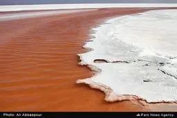 روی سرخ دریاچه ارومیه/ تصاویر