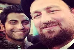 سلفی ترانه سرای کشورمان در کنار سیدحسن/عکس
