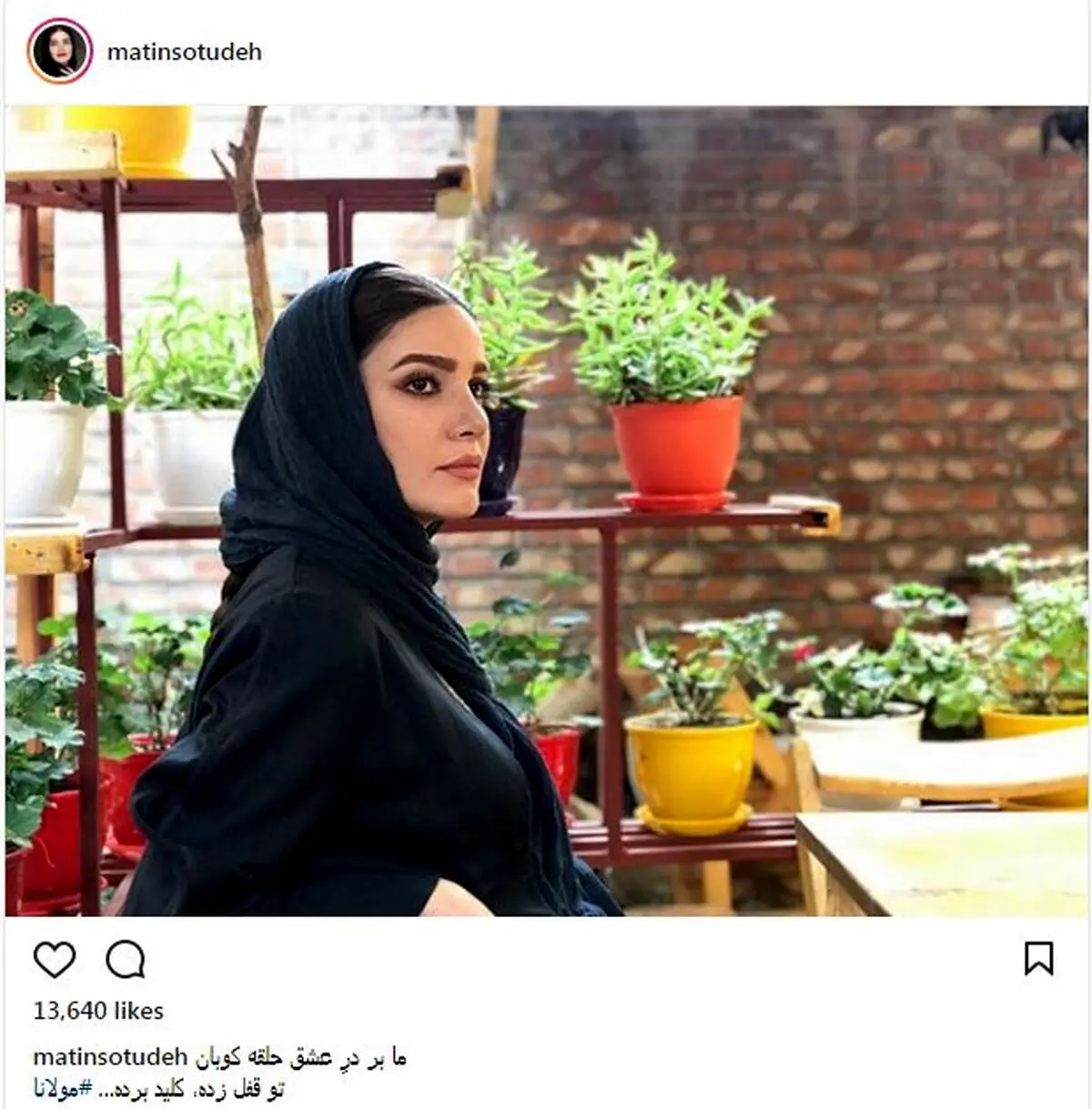 متین ستوده؛ بدون شرح!/ عکس