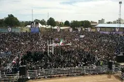 استقبال گرم سمنانی‌ها از روحانی/عکس