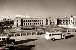 میدان توپخانه تهران در دهه سی/ عکس