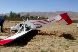 سقوط هواپیمای آموزشی در ایوانکی / مرگ دلخراش ۲ سرنشین هواپیما + عکس