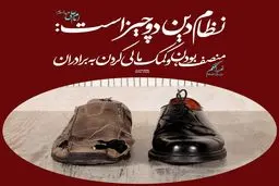 حدیث نورانی امام علی (ع):نظام دین دو چیز است