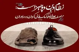 حدیث نورانی امام علی (ع):نظام دین دو چیز است