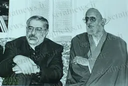 میرحسین موسوی و مصباح یزدی در یک قاب/ عکس