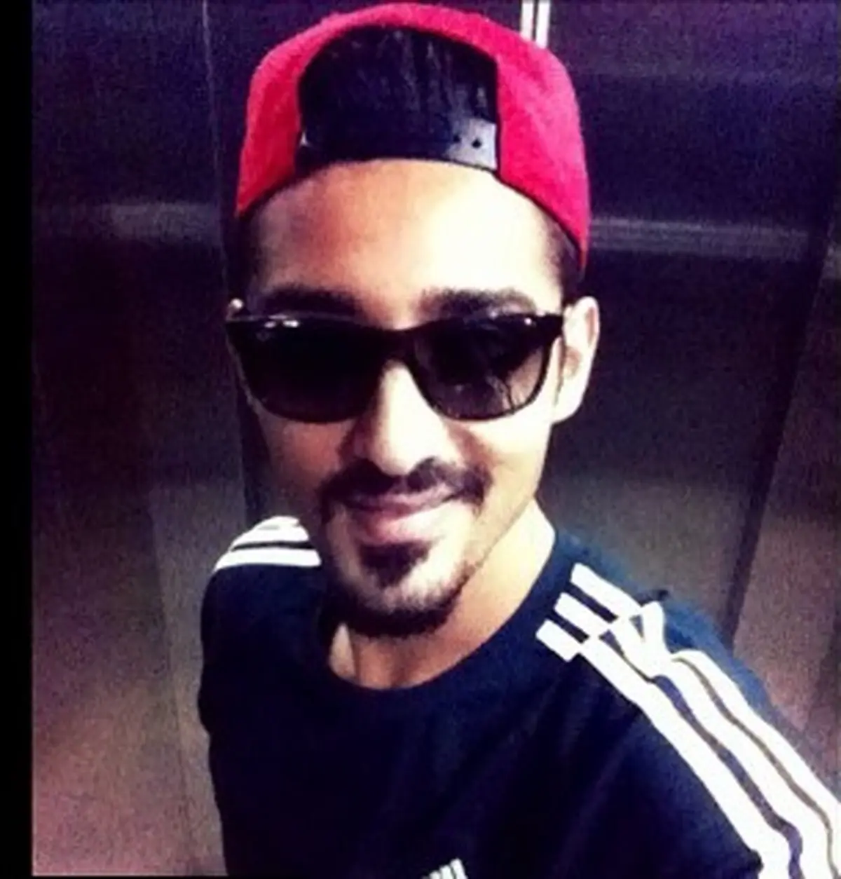 تیپ جالب رضا قوچان نژاد/عکس