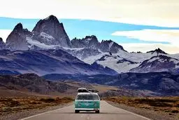 جاده ای بسیار زیبا در آرژانتین/ عکس