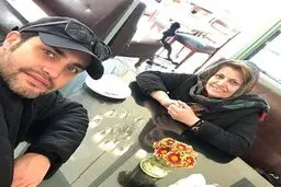 سلفى اميرمحمد زند به همراه مادرش/عکس