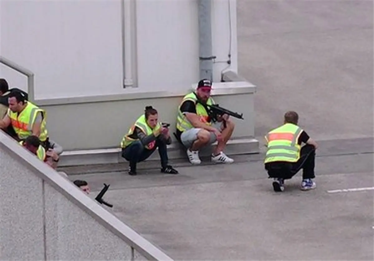 تصاویری تکان دهنده از اقدامات تروریستی در مونیخ