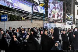تشییع پیکر جانباز شهید داوود موسوی/تصاویر