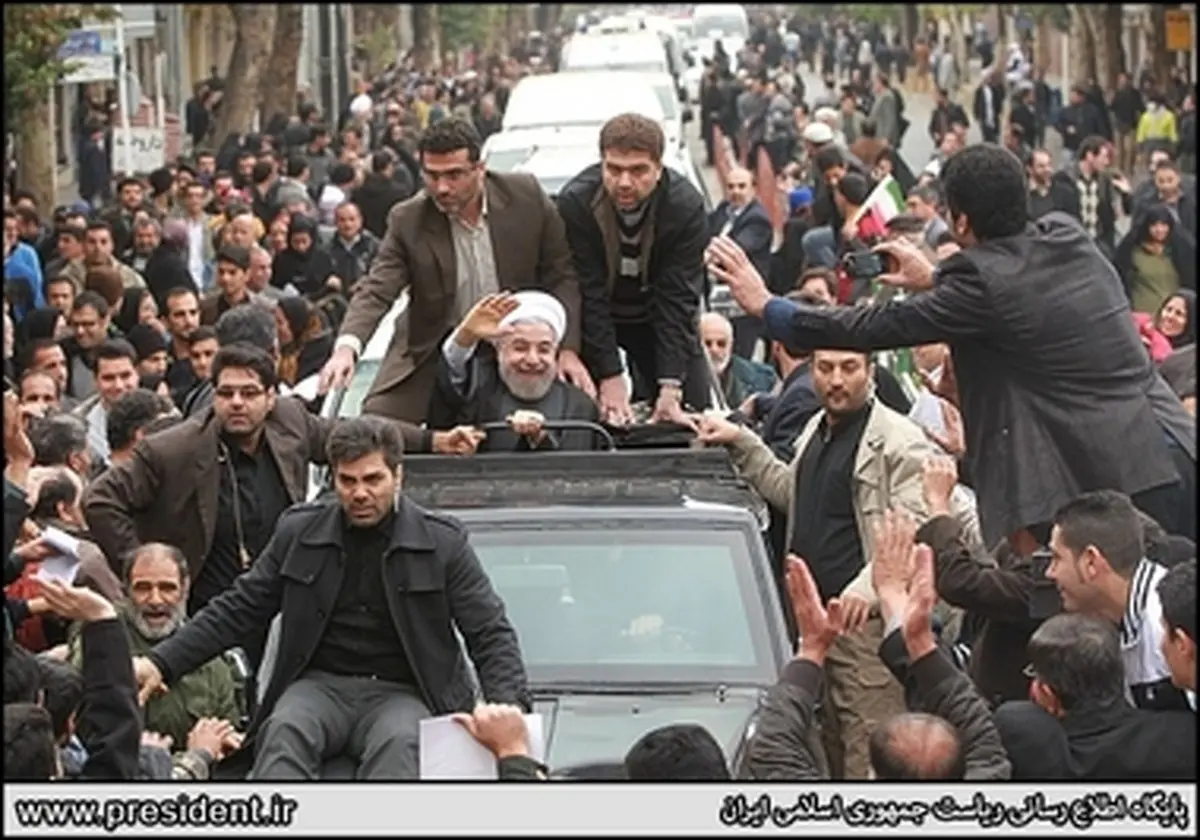 تصاویر استقبال مردم گلستان از روحانی